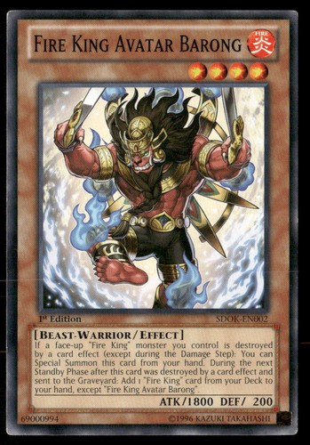Fire king avatar - fire, barong