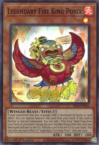 Legendary fire king ponix 1st - legendary,