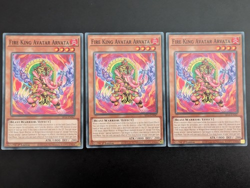 Carte yugioh playset fire - yugioh, 3x