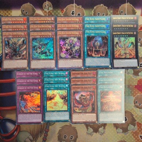 Yugioh 27cd fire king garunix - yugioh, king/garunix