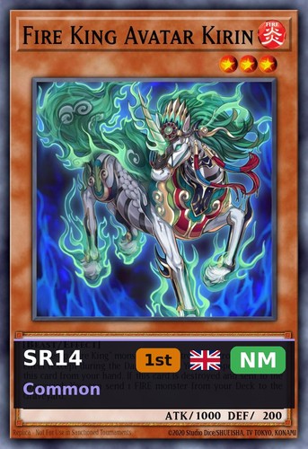 Fire king avatar kirin - king,