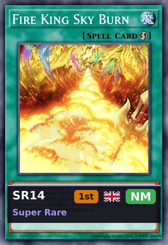 Fire king sky burn sr14 - sky, sr14-025